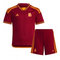 AS Roma Lorenzo Pellegrini #7 Replica Home Minikit 2023-24 Short Sleeve (+ pants)